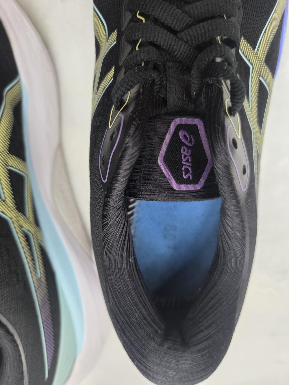 ASICS Gel Kayano 30 Running Shoes Black Purple Blue Women's Size 10 - Picture 9 of 9